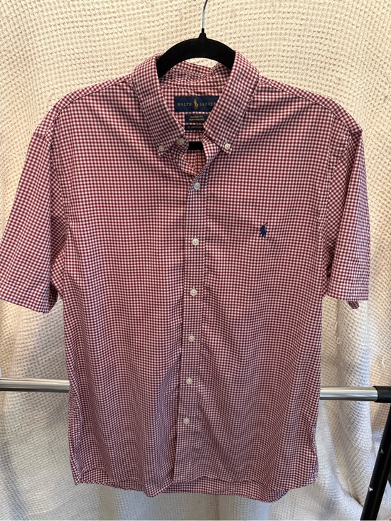 Ralph Lauren Other - Ralph Lauren Red and White Gingham Short-Sleeve Button-Down Shirt